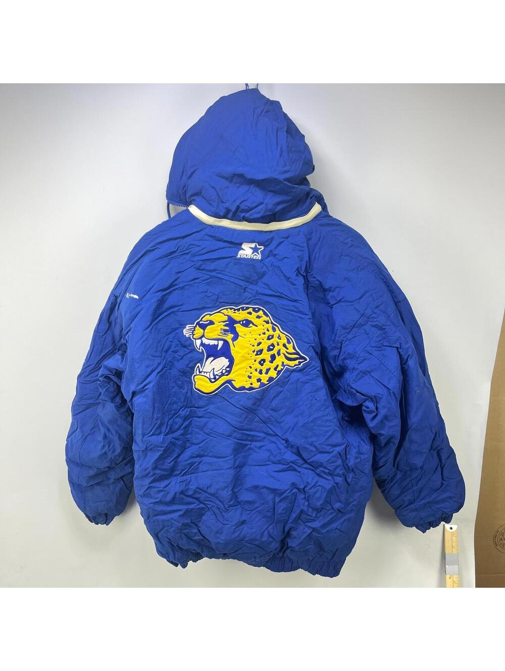 Vintage 90s Starter Southern Uni Jaguars A&M Jacket Large